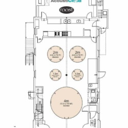 Roost Restaurant Diagram AcoustiCloud